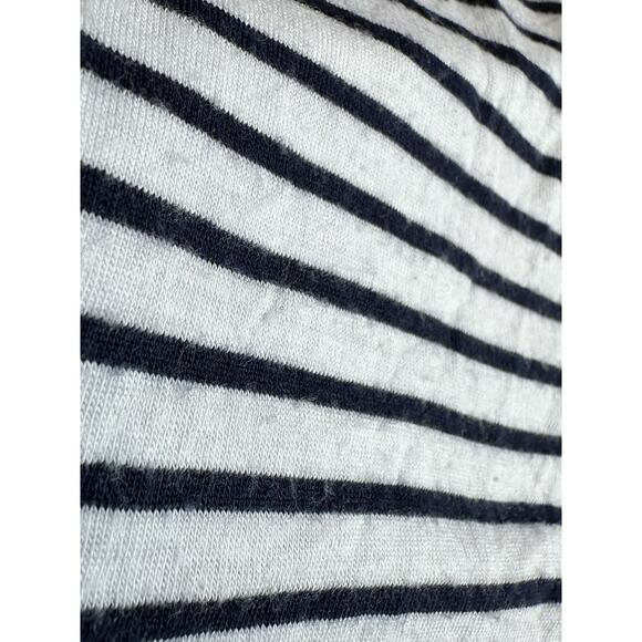 Banana Republic Women’s Soft-Stretch Modal Knit White Stripe Sleeveless Tank Top - Picture 4 of 9